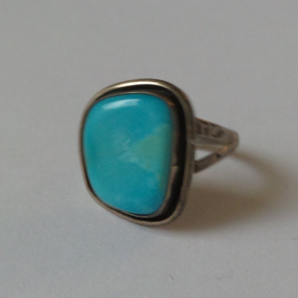 Turquoise and Silver ring
